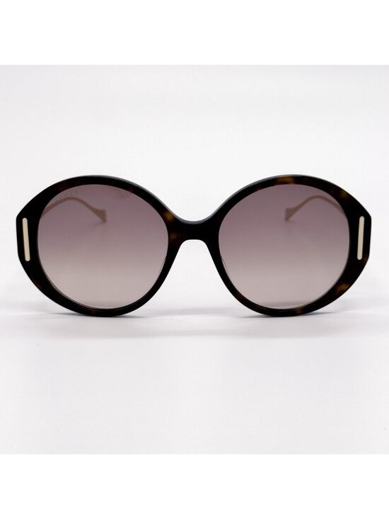 NEW GUCCI SUNGLASSES GG1202S 003 HAVANA/GOLD OVERSIZED WOMEN GUCCI EYEWEAR main image 7